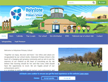 Tablet Screenshot of holystoneprimaryschool.co.uk